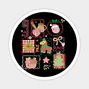 Mexican Christmas Ponche Tamal Concha Piñata Posada Magnet